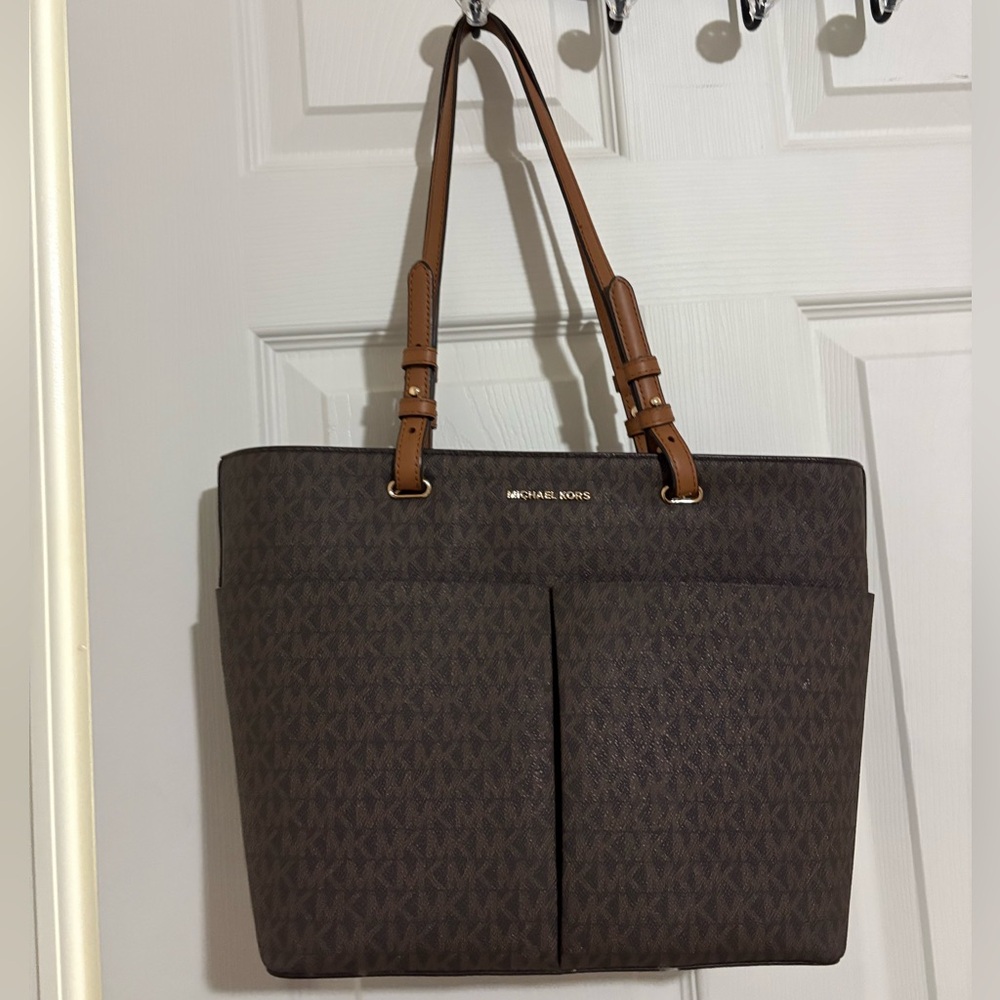 Michael Kors Dark Brown Signature Tote